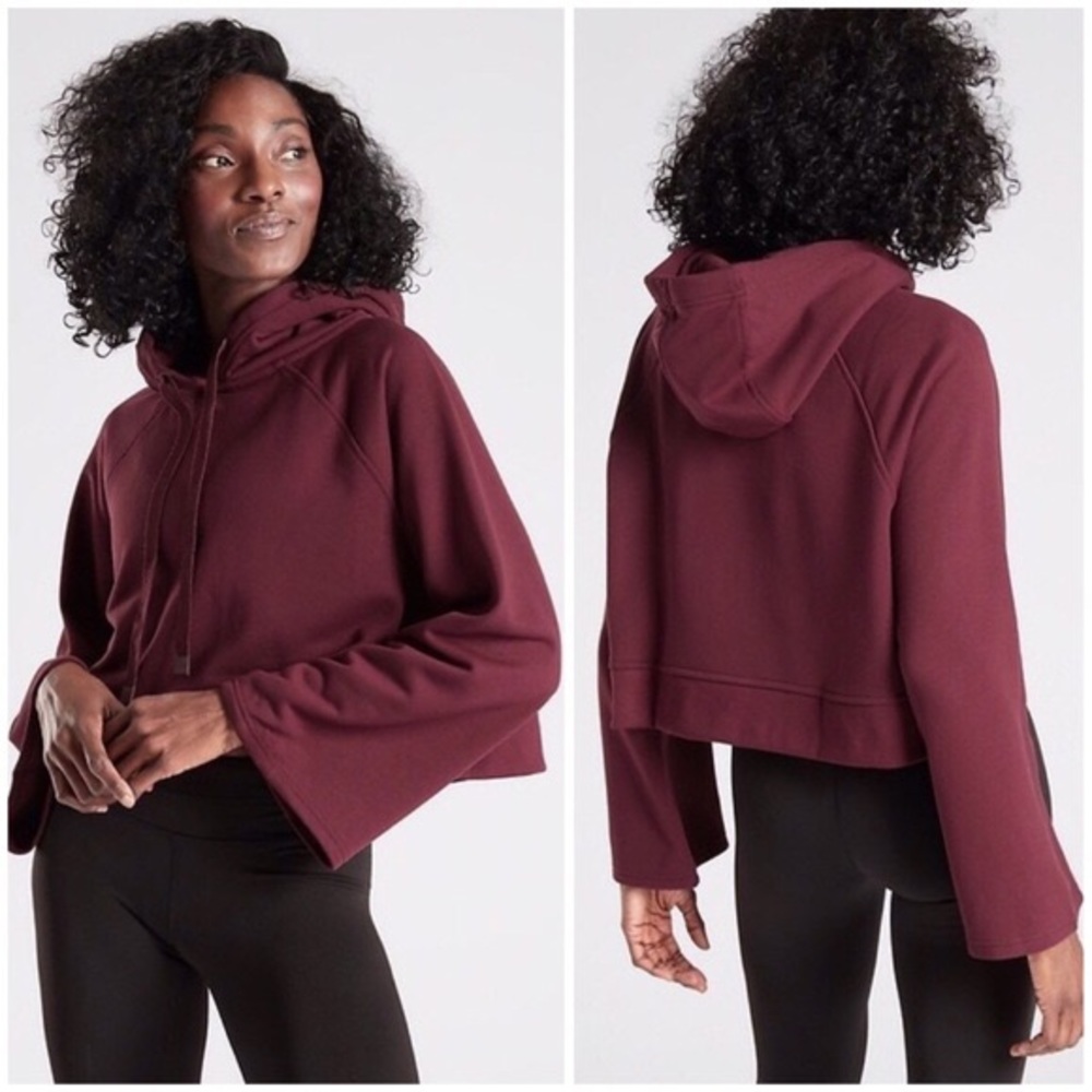 Athleta Steady State Crop Sweatshirt Small